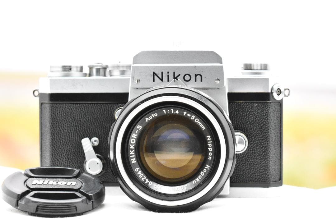 【整備済】 Nikon F アイレベル + NIKKOR 50mm F1.4