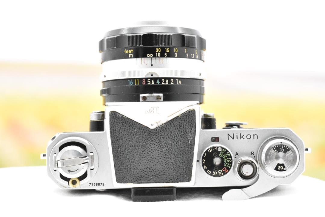 【整備済】 Nikon F アイレベル + NIKKOR 50mm F1.4