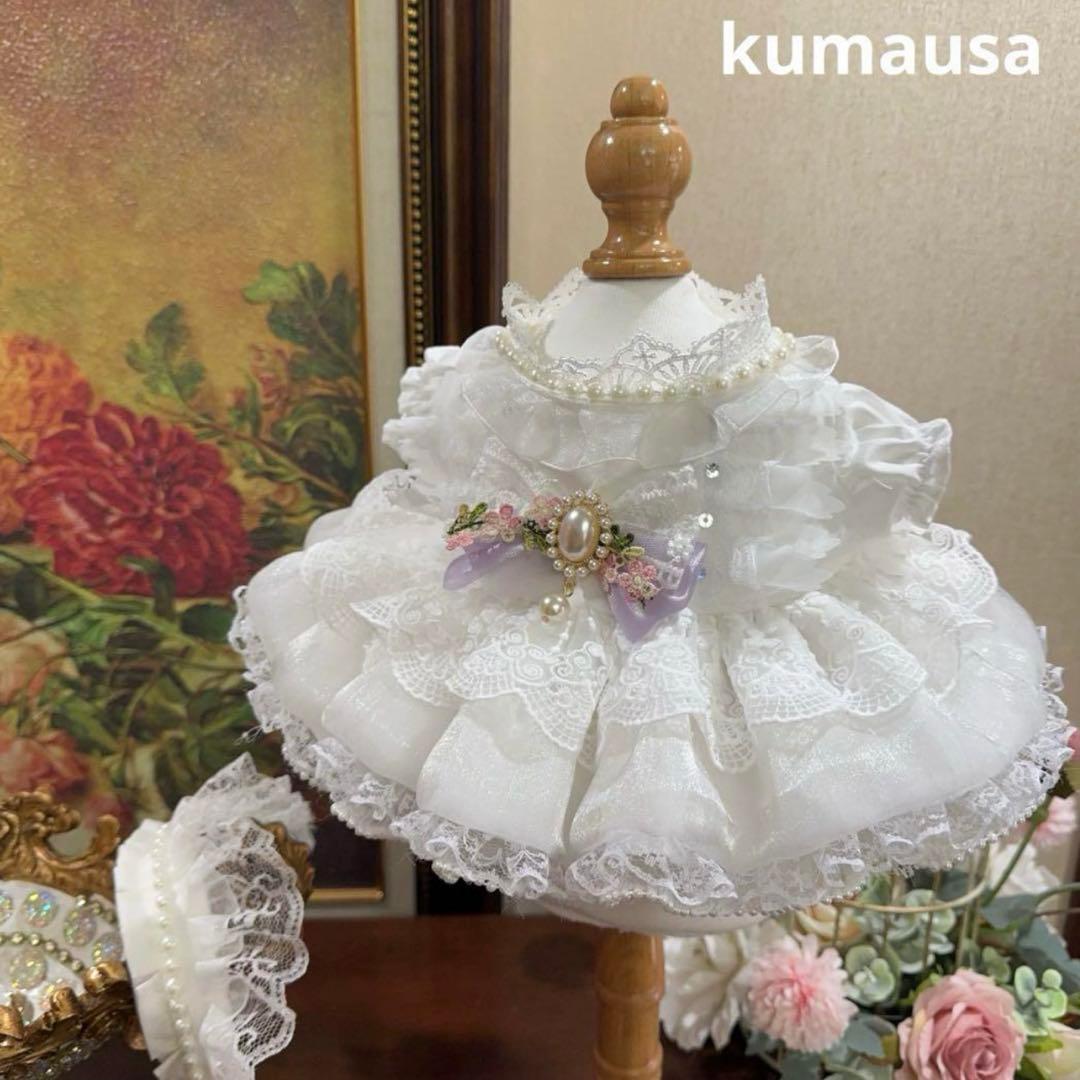 20cm人型ぬいぐるみ着せ替えワンピース 2着
