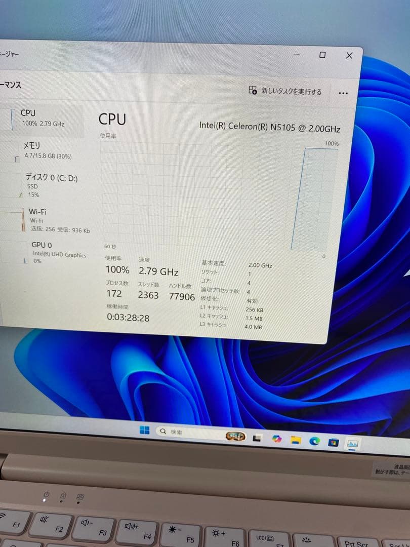 ローズゴールド ノートPC 16GB 1TB