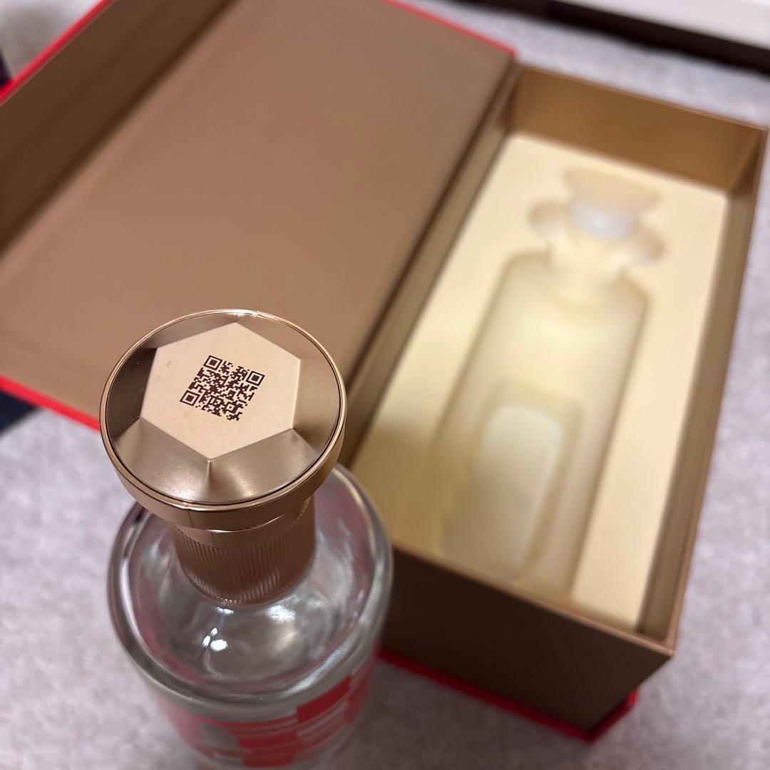 値下げ　茅台　白酒　紅喜喜 220周年記念版？500ml ギフトボックス付き