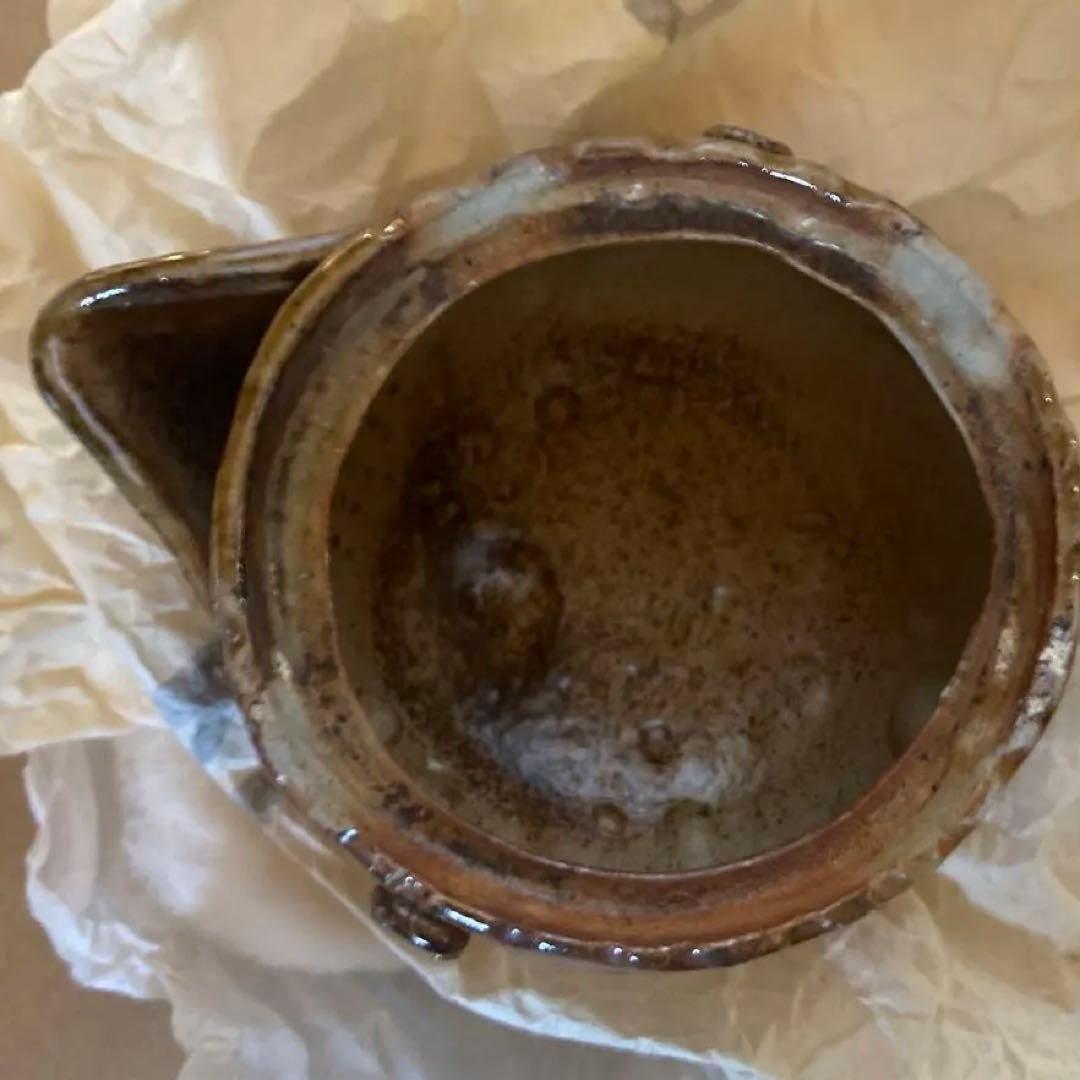 備前焼　茶器　急須　当時物　年代物　銘有り　昭和レトロ　大正レトロ　江戸　希少品