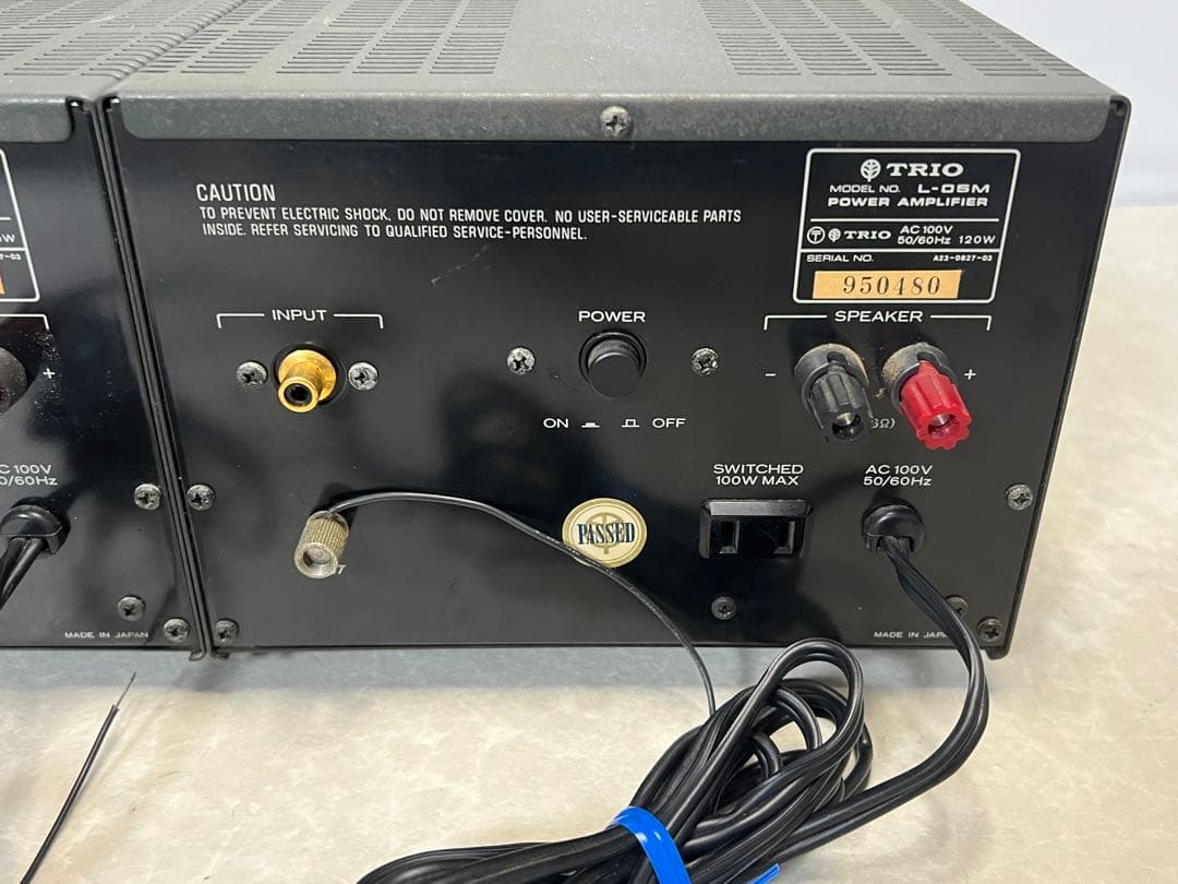 TRIO L-05M ハイスピードパワーアンプ 2台セット