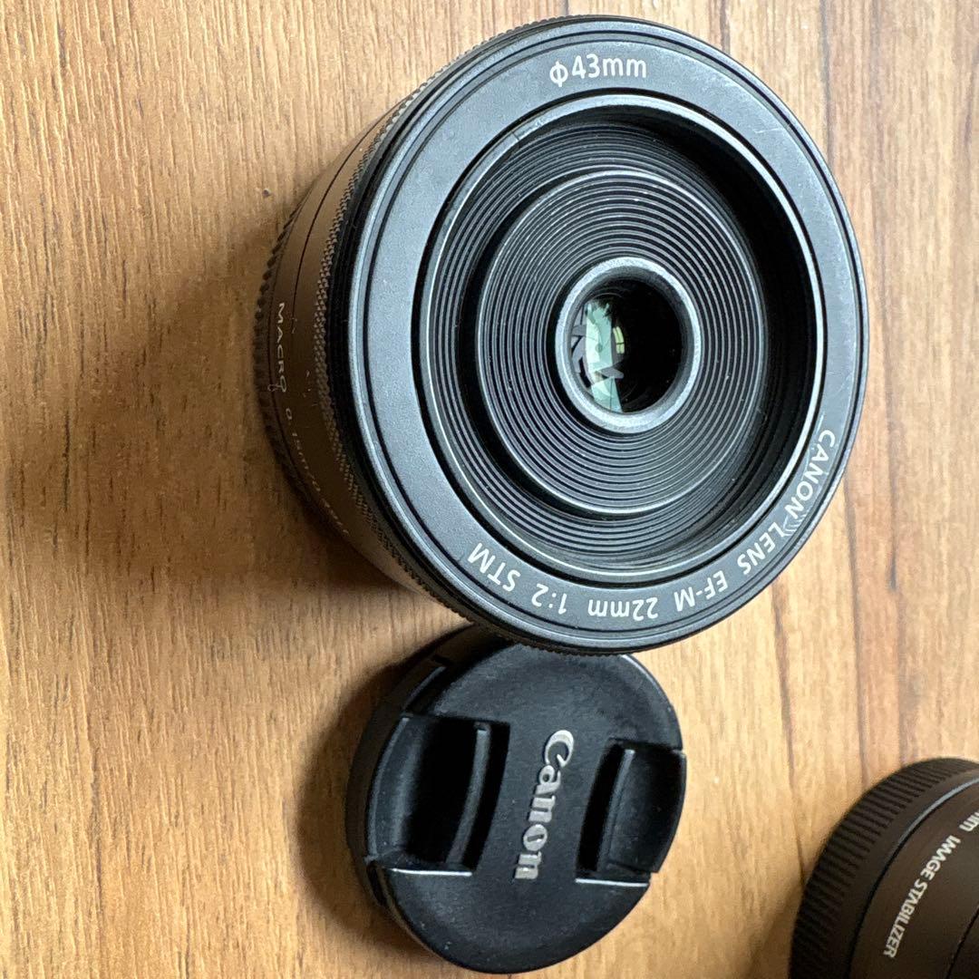 Canon EOS M 初代 ブラック フルセット 動作確認済み ミラーレス一眼