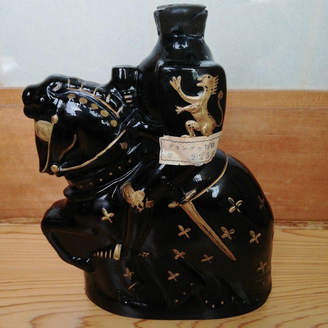 CASTAGNON Armagnac 黒陶器 騎士ボトル ２本セット