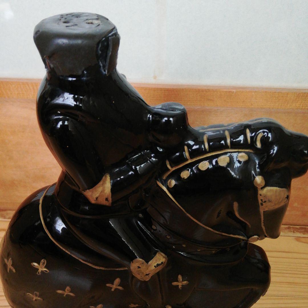 CASTAGNON Armagnac 黒陶器 騎士ボトル ２本セット