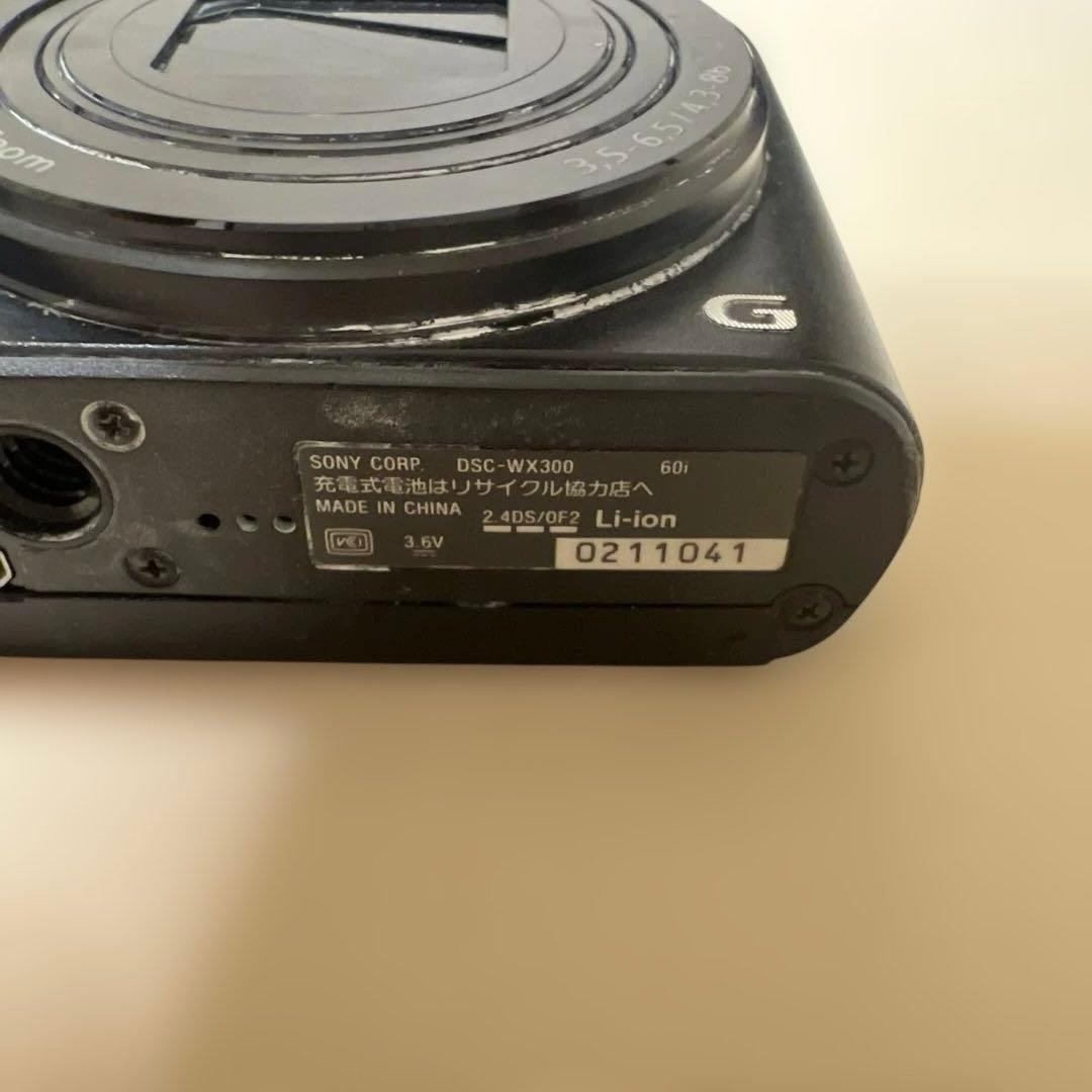 【ジャンク】SONY コンパクトデジタルカメラ DSC-WX300
