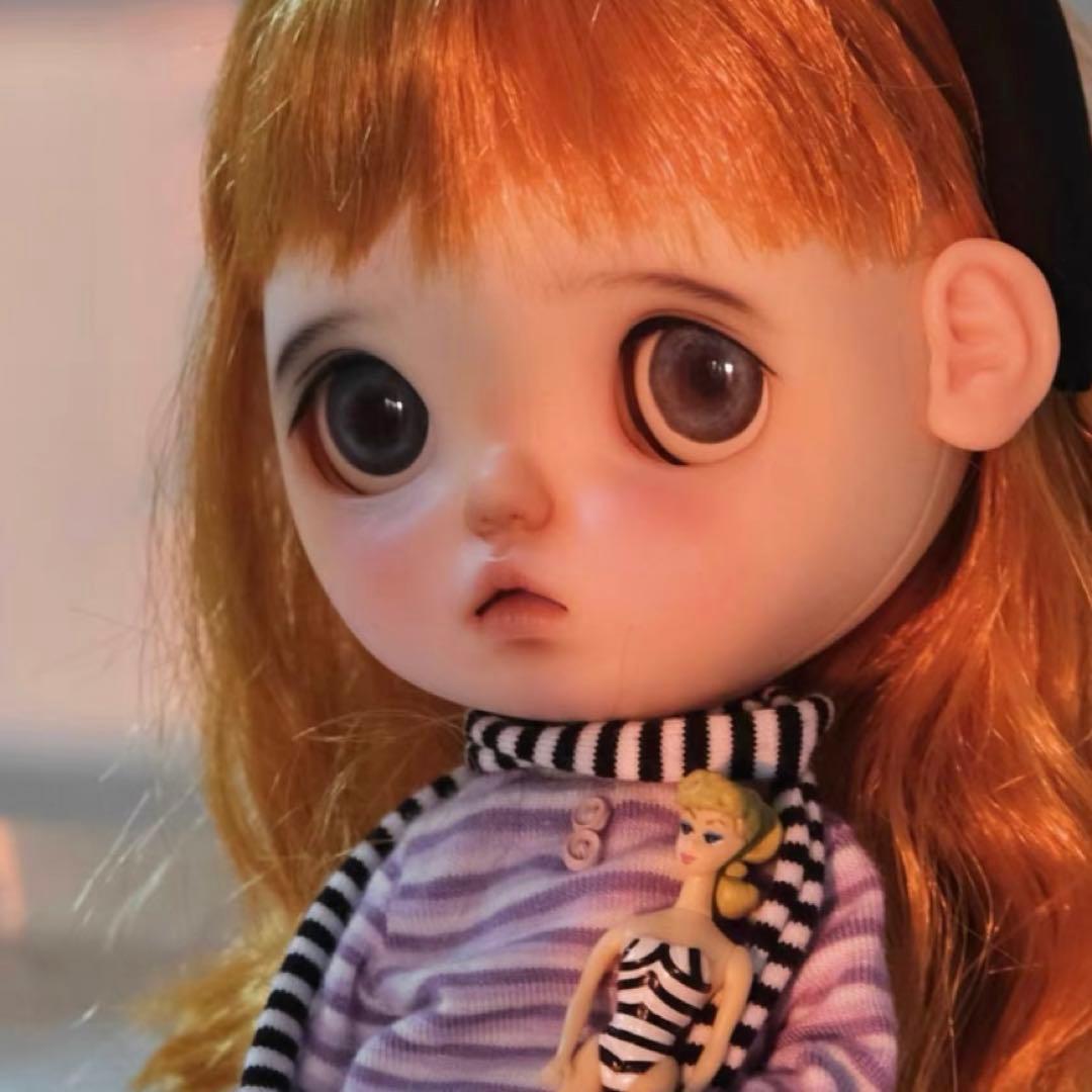 カスタムブライス 人形 ドール 海外作家様 まんまる かわいい 幼い