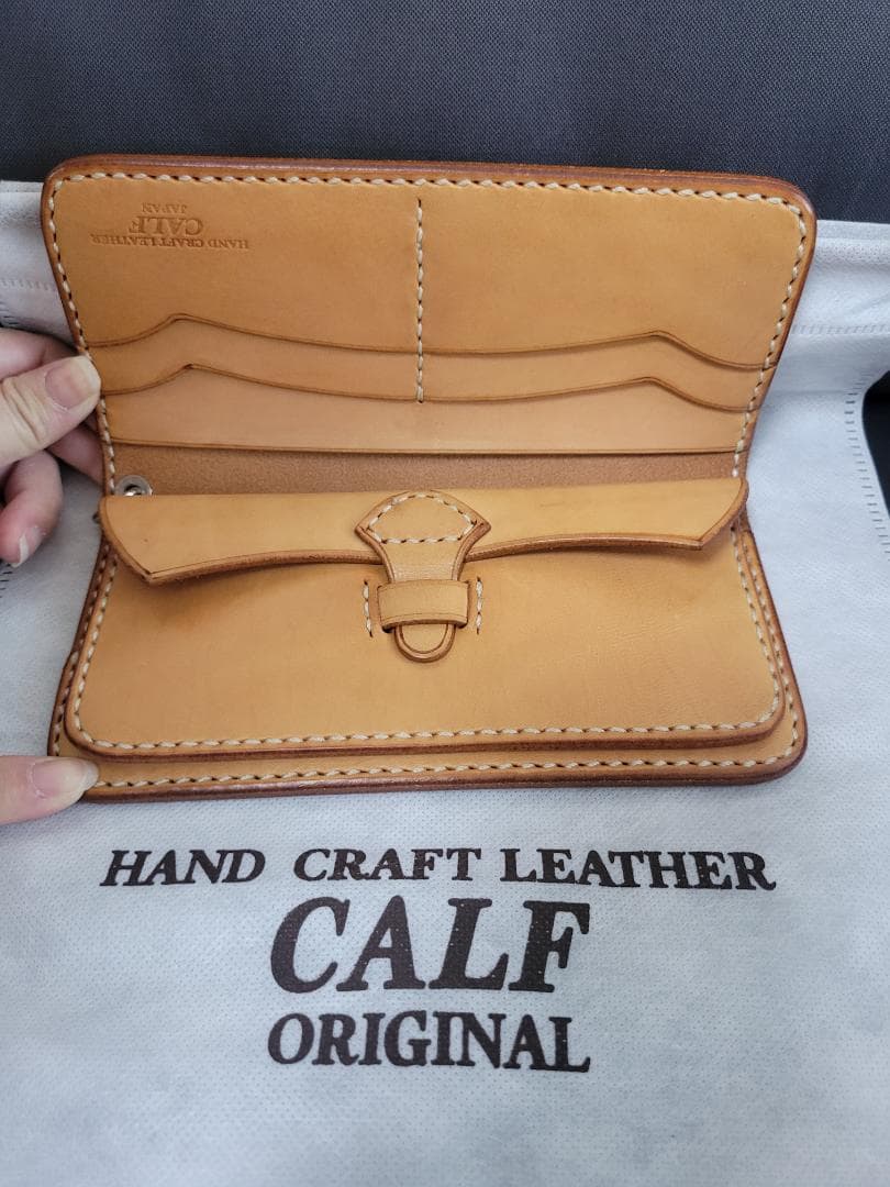 カーフ//レザー長財布