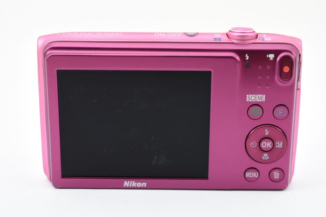 【美品】Nikon COOLPIX S3600 ピンク 箱付き
