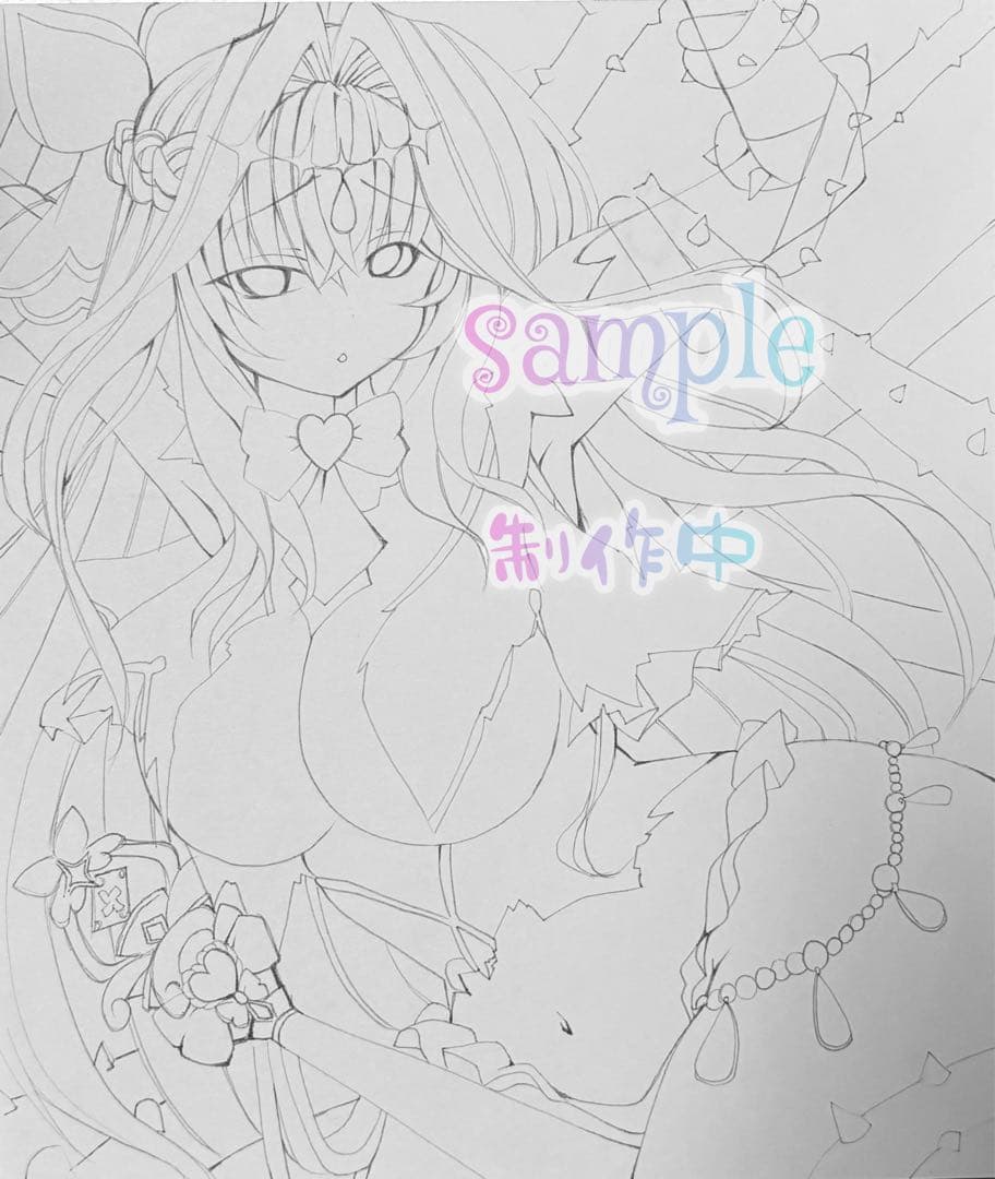 手描きイラスト 名探偵プリキュア キュアアルカナ・シャドウ