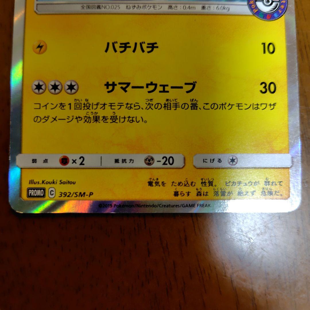 【匿名配送】海で遊ぶピカチュウ　392/SM-P