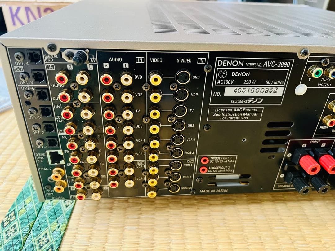 DENON AVC-3890 AVアンプ（保証書付き）