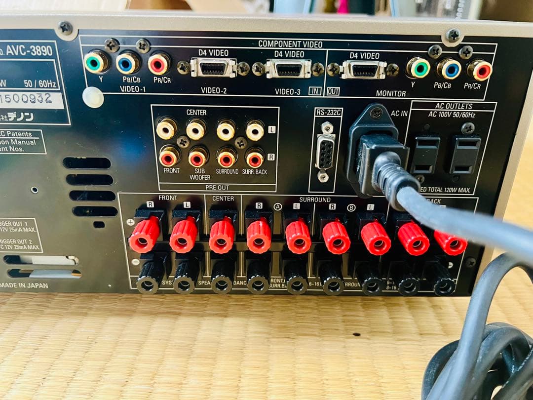 DENON AVC-3890 AVアンプ（保証書付き）
