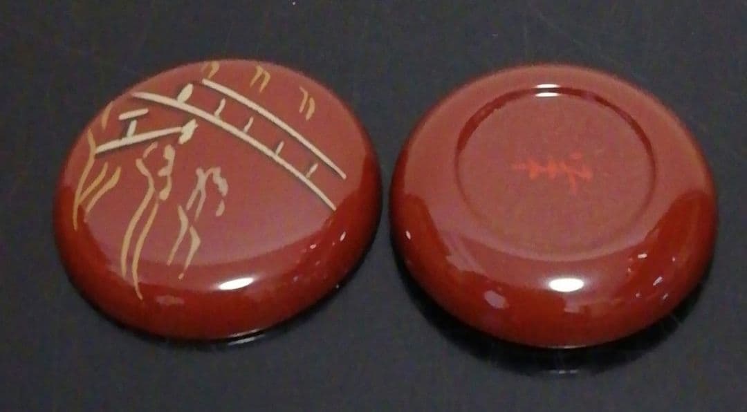 三木表悦　流水　香合　共箱　共布　茶道具
