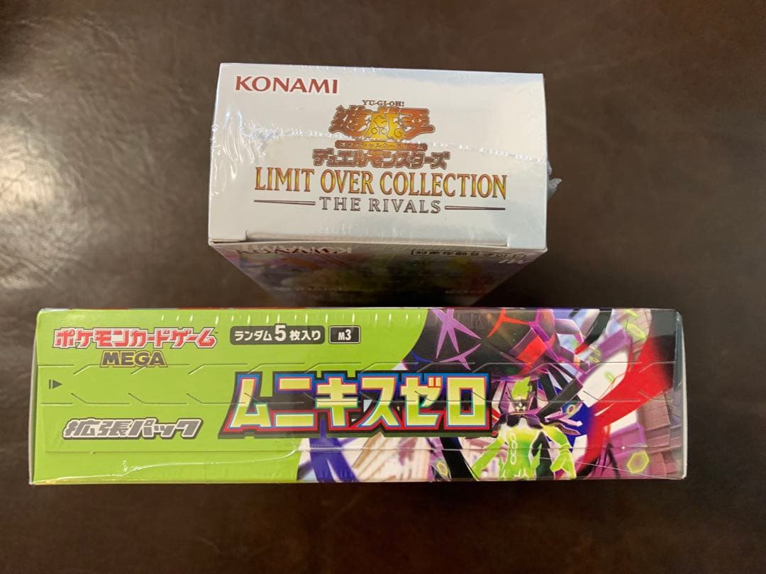 遊戯王　ライバルズ　ポケモン　ムニキスゼロ　シュリンク付き　各1box