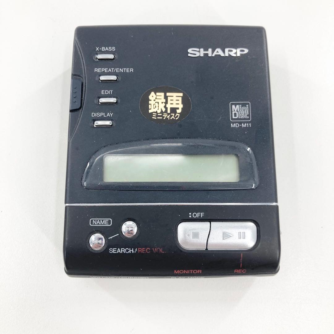 SHARP MDウォークマン MDプレーヤー Md-M11 再生確認済