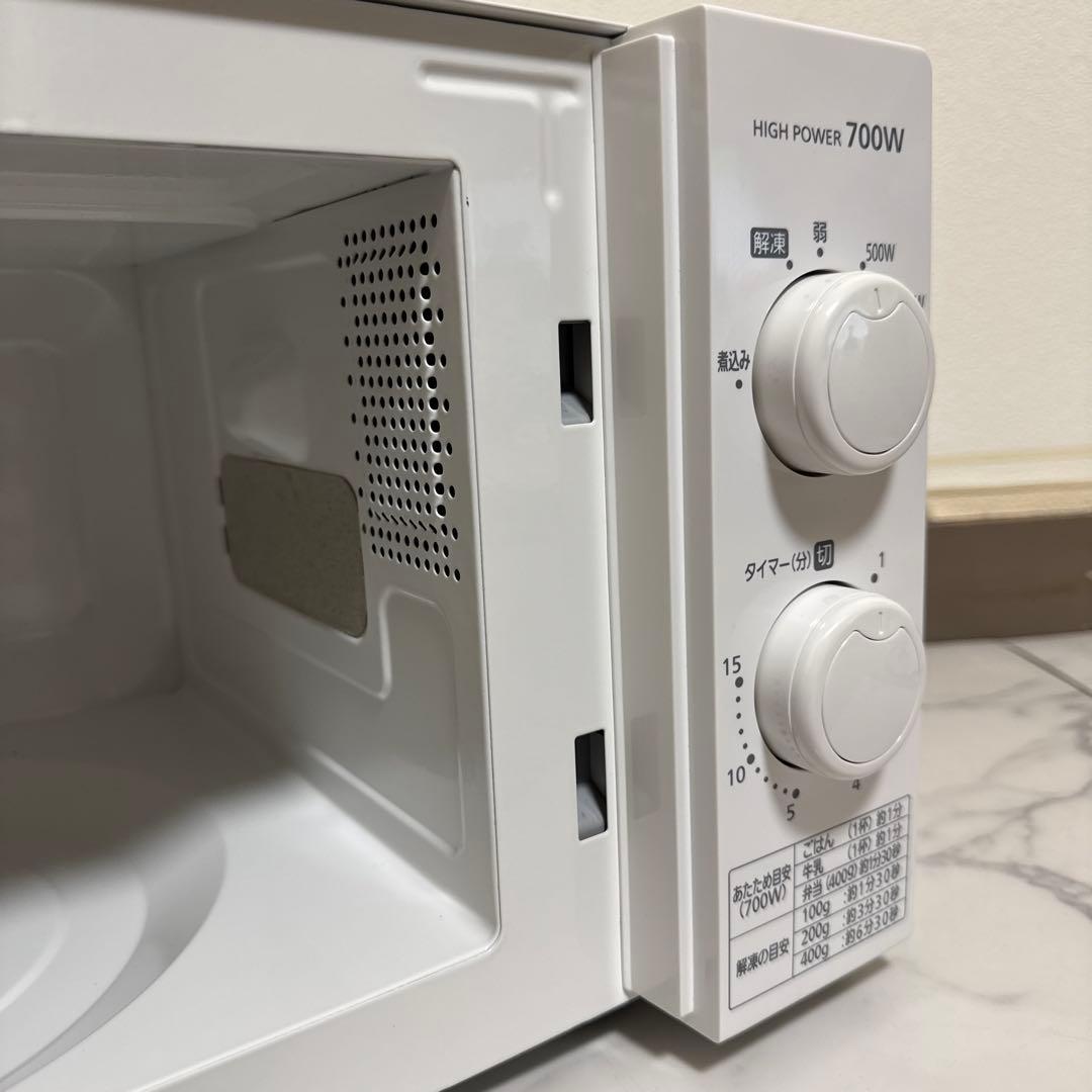 美品 アイリスオーヤマ 2021年製 単機能 電子レンジ 17L 50Hz