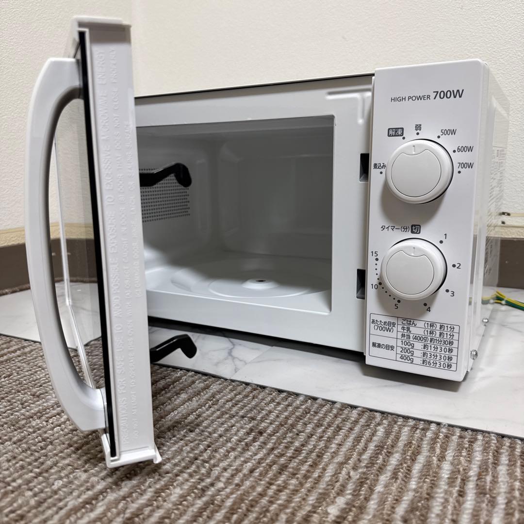 美品 アイリスオーヤマ 2021年製 単機能 電子レンジ 17L 50Hz
