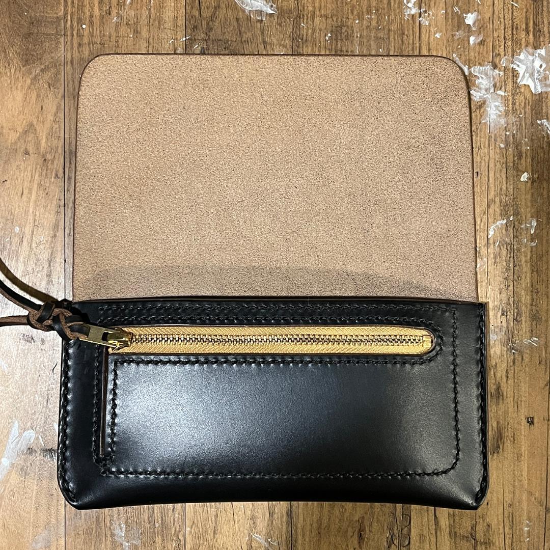 クロムエクセル長財布 クロムエクセル 長財布 茶芯 ホーウィン Lot#370
