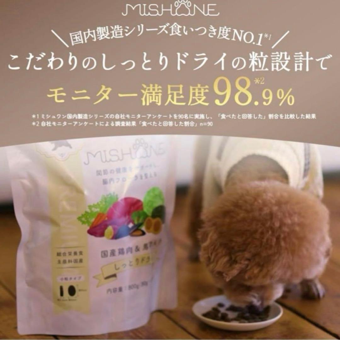 ミシュワン MISHONE セミモイストドッグフード　全年齢用 800g×2袋