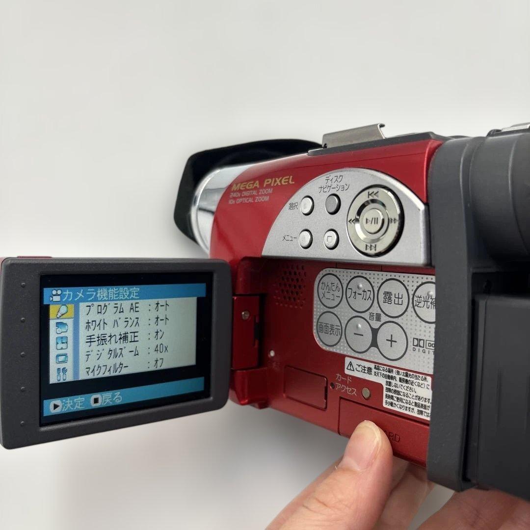 ②HITACHI DVD CAM ビデオカメラ 本体