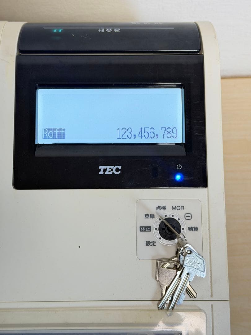 東芝TEC 電子レジスター FS-700 Shallot 鍵付き 事務 店舗