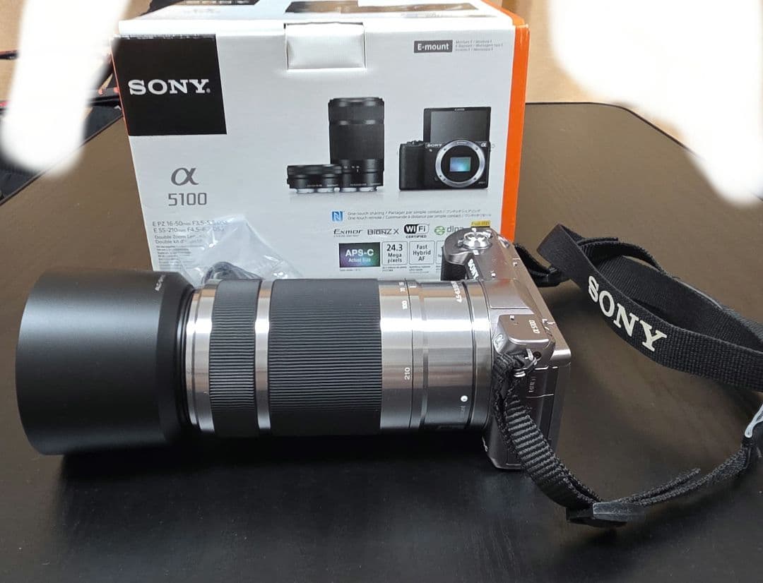 SONY α5100(ILCE-5100Y)、E 55-210mmレンズ