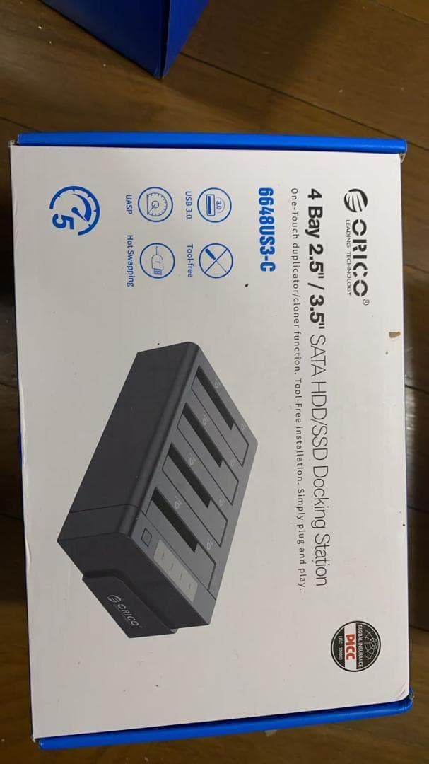 ORICO USB3.0 HDDケースクローン機能付き 2.5 / 3.5インチ