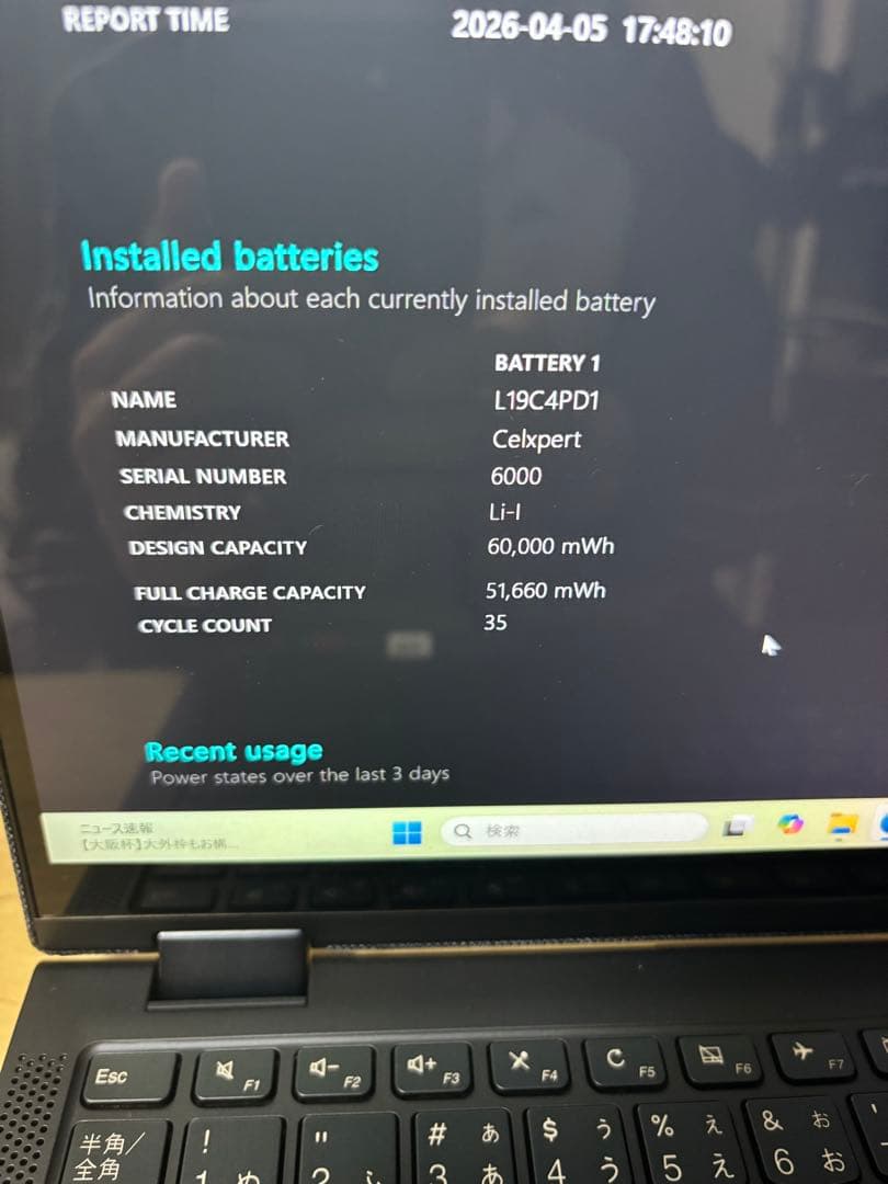 Windowsノート本体 Lenovo Yoga6 13alc6 Ryzen7 5700U