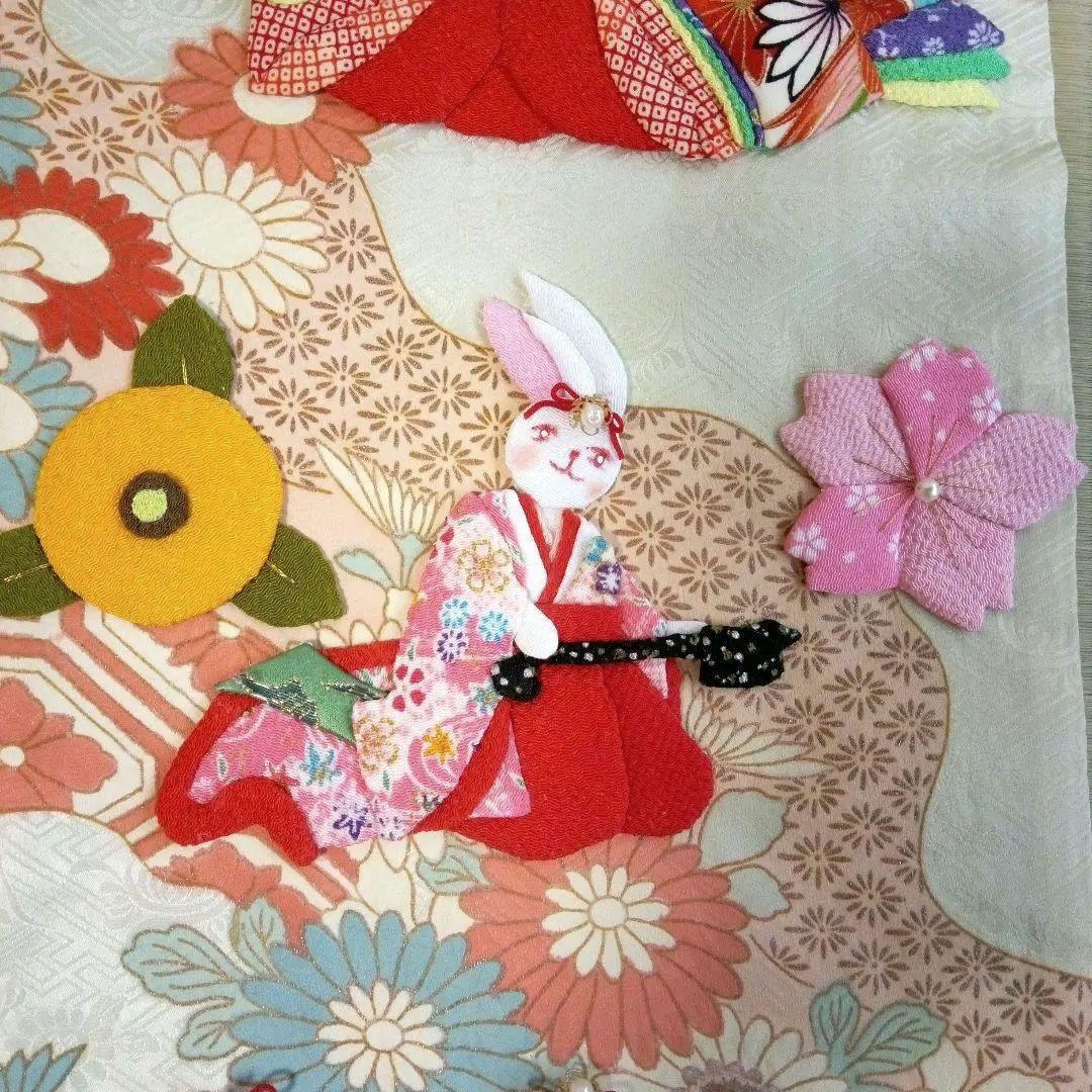 押し絵タペストリー　嬉しいひな祭り