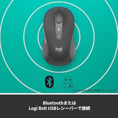 Logicool Signature M750MGR ワイヤレスマウス 静音 レ