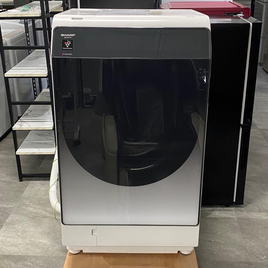SHARP ES-W114 2021年製 ドラム式洗濯乾燥機 B131