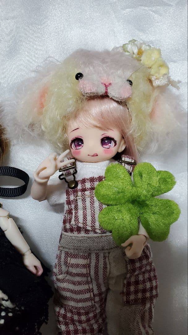 ブラインドdollとオビツ11カスタム、ボディ、ヘッド、アイ、ウィッグ付