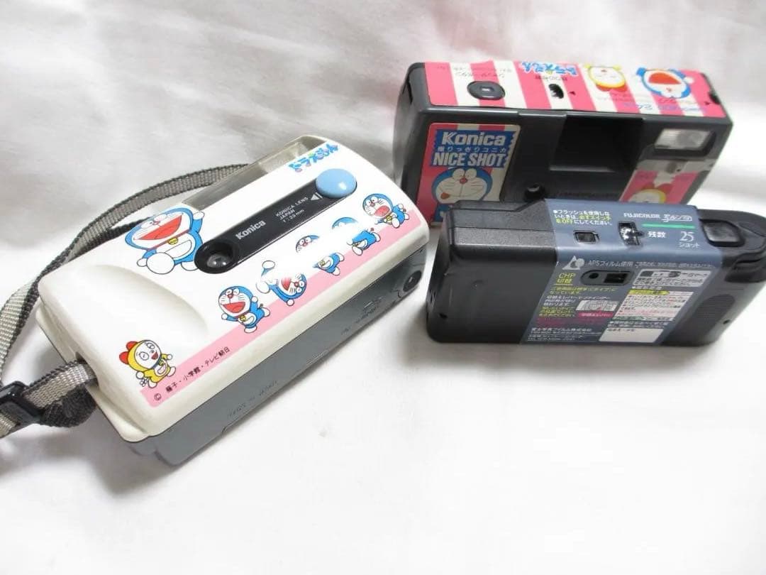 ★ konica ドラえもん　フィルムカメラ　非売品　他2点フィルムカメラ