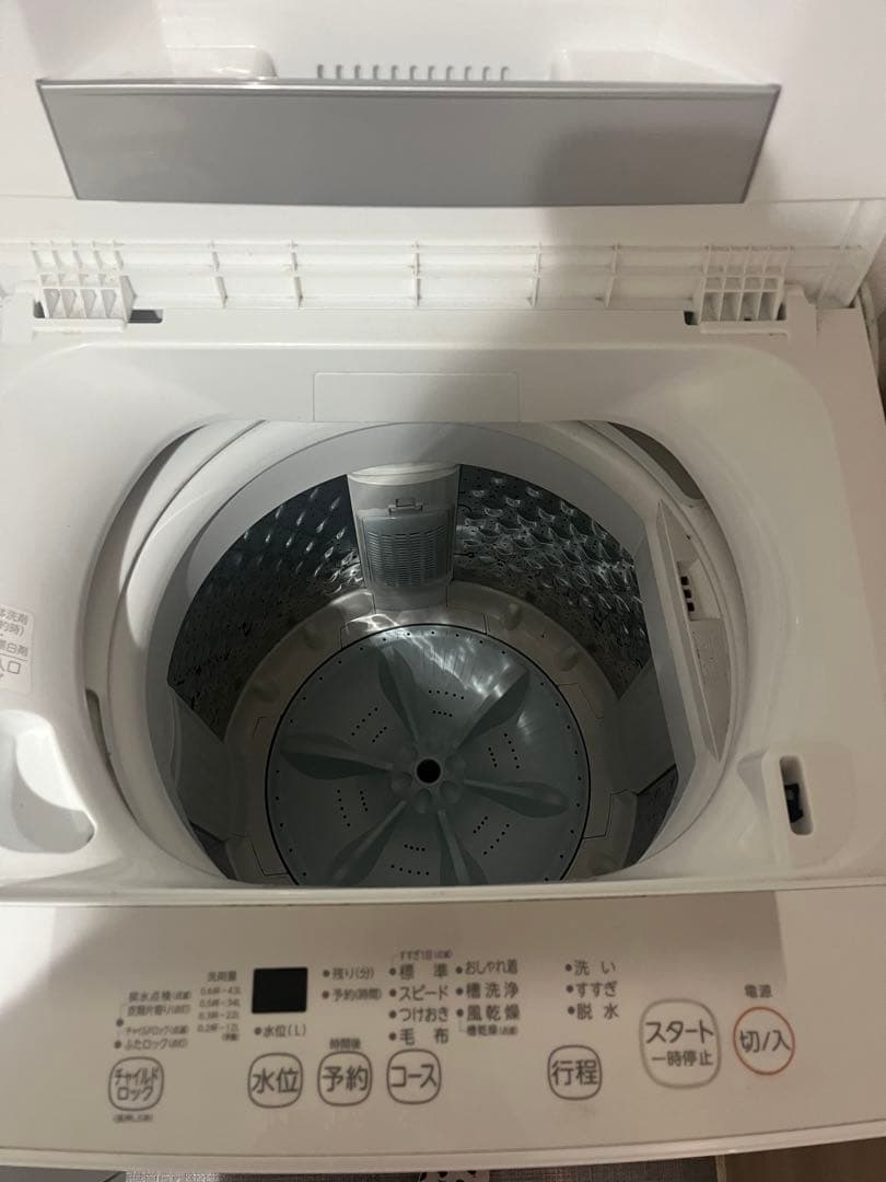値下げしました。東芝洗濯機　4.5kg 2022年製