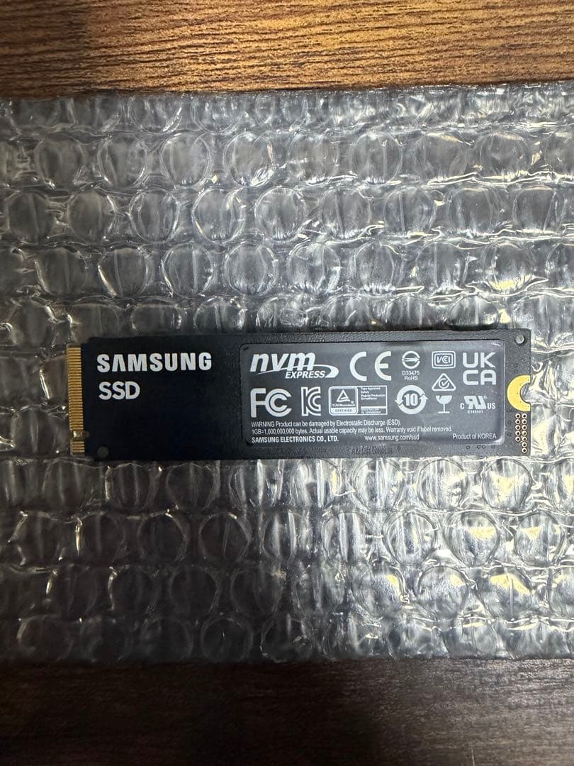 内蔵型SSD samsung 980pro 500GB