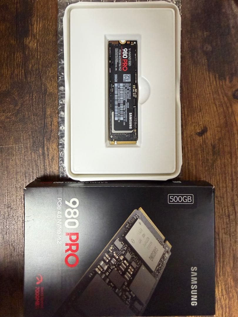 内蔵型SSD samsung 980pro 500GB