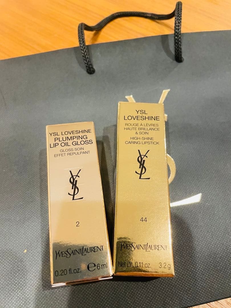 YSL LOVE SHINE リップオイルグロスと口紅セット