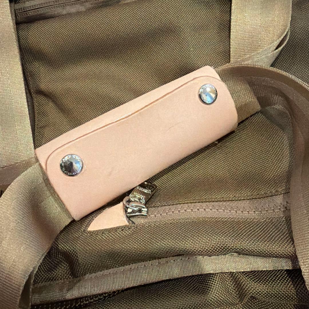 AS2OV カーキ ナイロン　ヌメ革　ボストンバッグ　リュック
