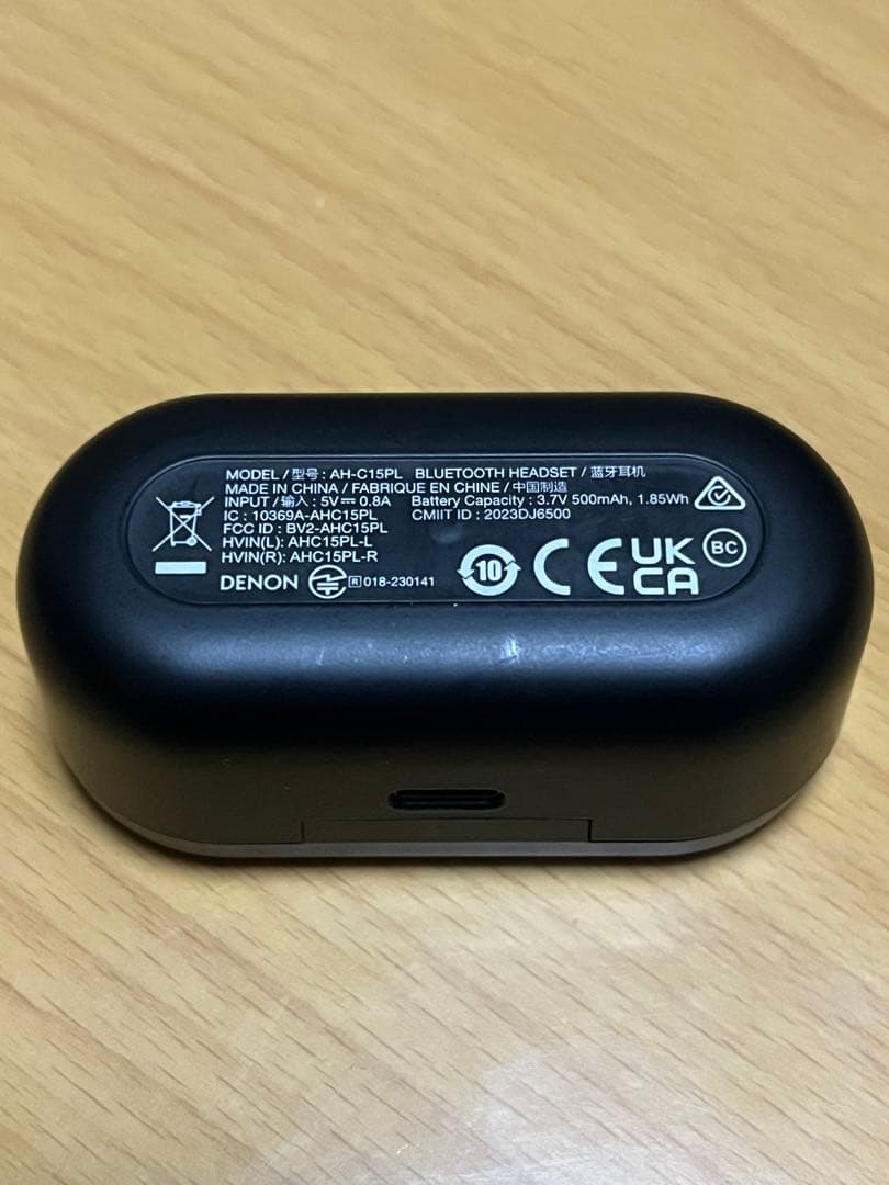 DENON AH-C15PL ワイヤレスイヤホン
