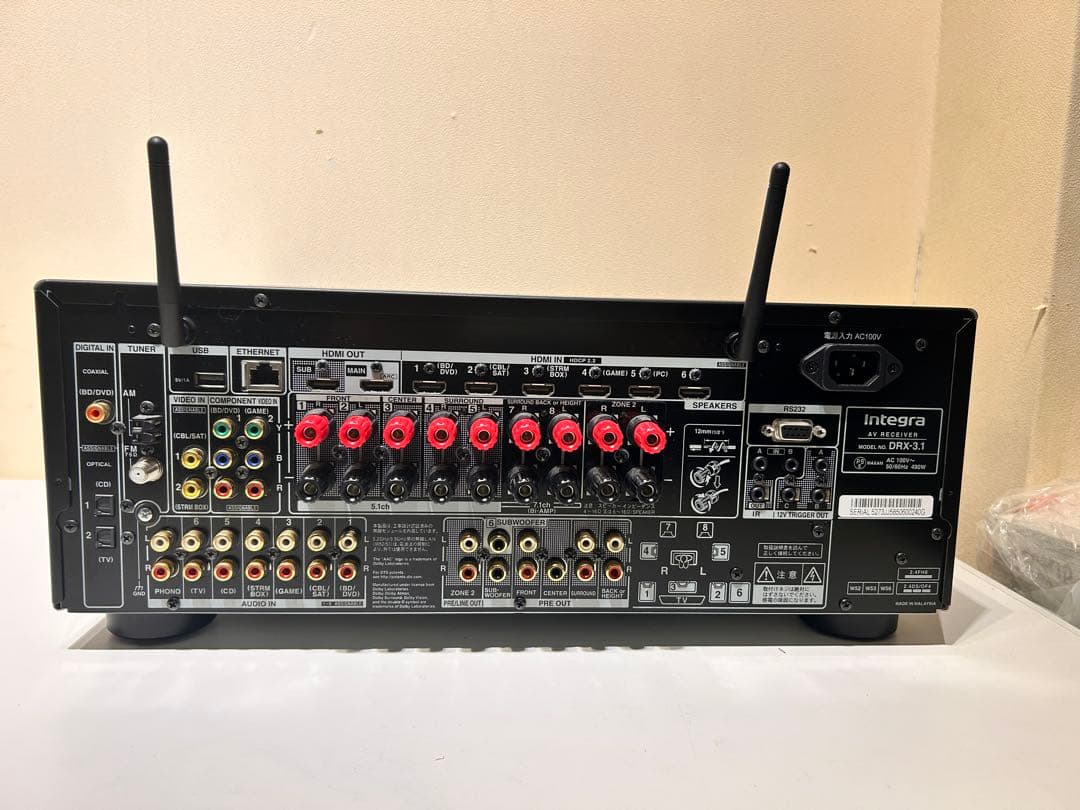 477　integra インテグラ　アンプ　DRX-3.1　展示品