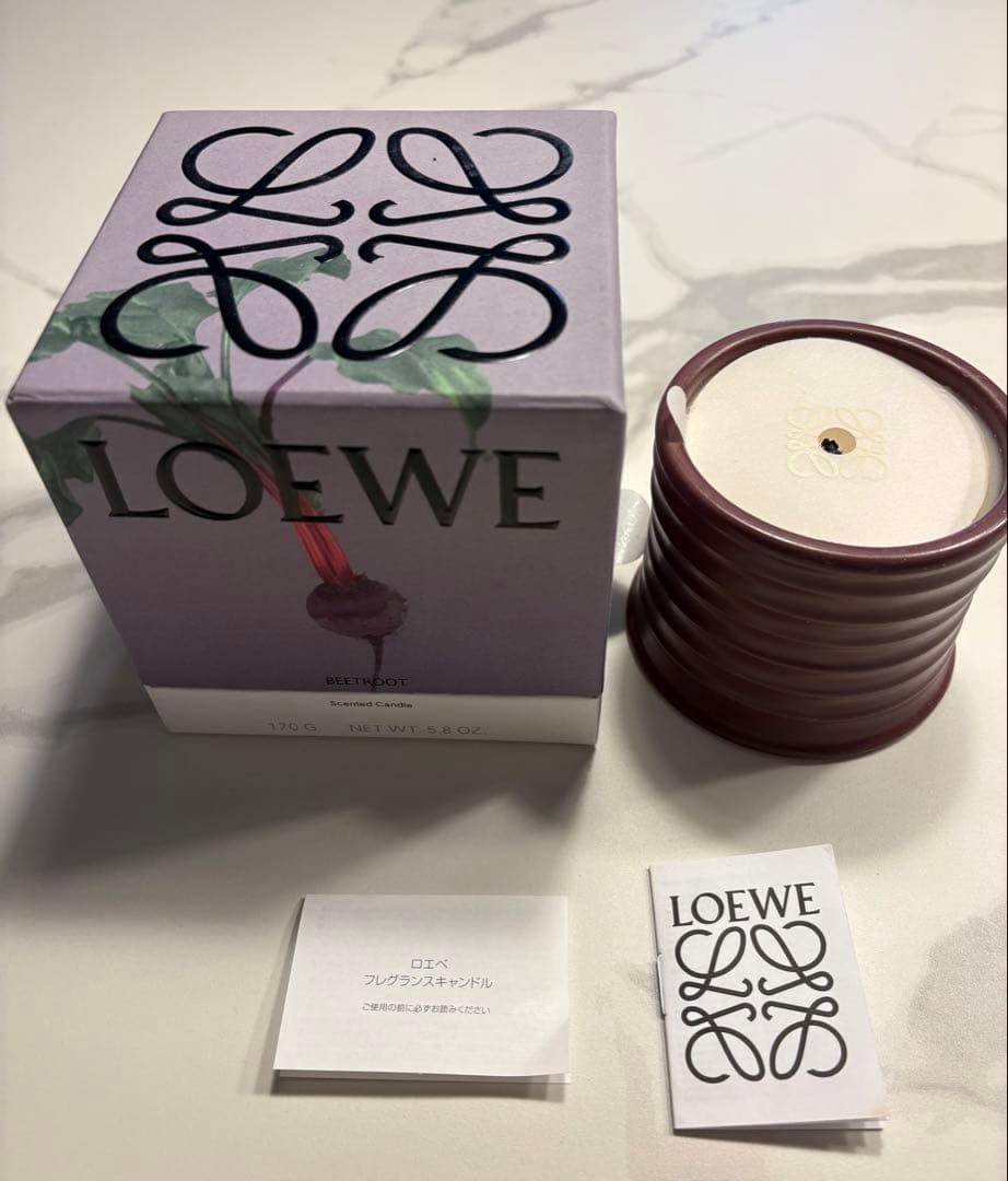LOEWE ロエベ ビートルート キャンドル 170g 箱付き 上質空間演出