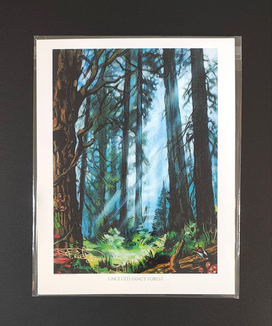 キング・チータ　自然の秩序 森　島　Nielsen氏直筆アートプリント　MTG