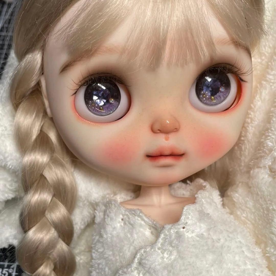 カスタムブライス 人形 かわいい 作家様 ナチュラルメイク 幼い フルセット