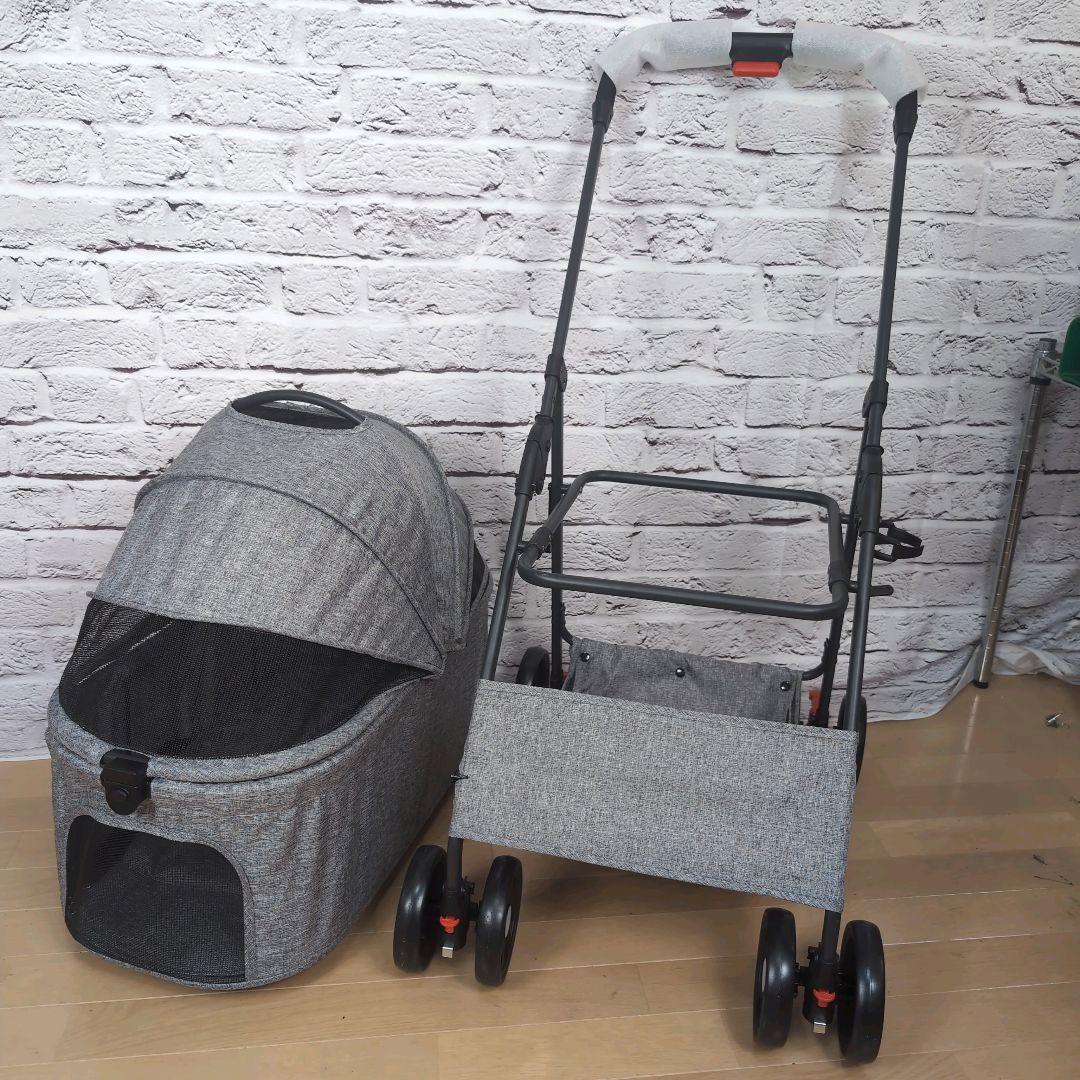 獣医師監修 ペットカート 分離型 大容量 中型犬 小型犬 多頭 耐荷重20㎏