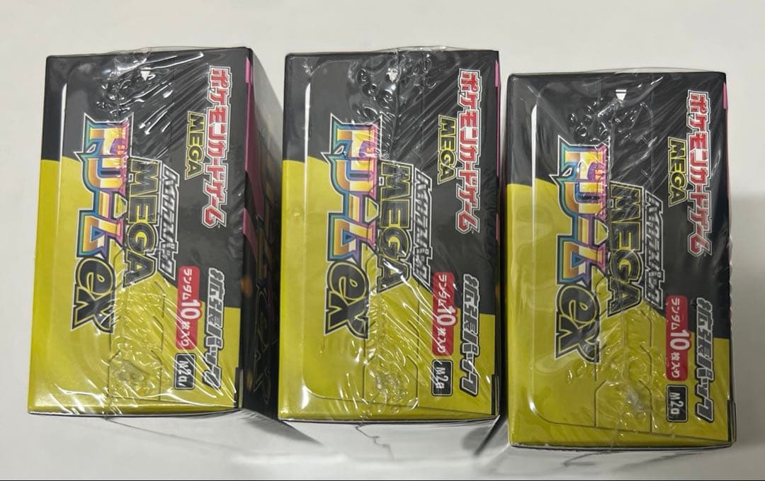 ポケモンカード MEGA ドリームex 3BOXシュリンク付