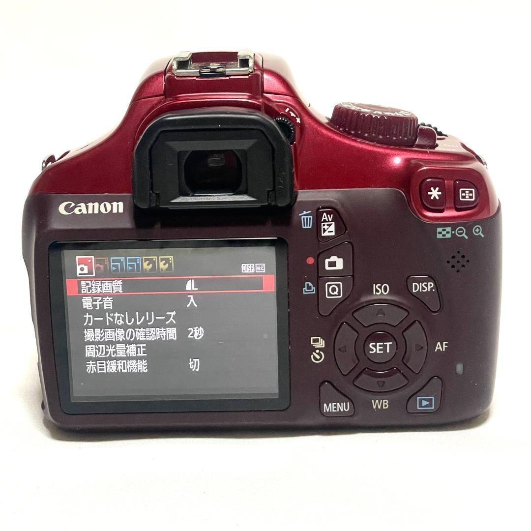 映える赤❣️ Canon EOS Kiss X50 IS II レンズ 初心者◎