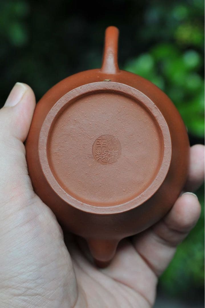 朱泥製 丸型急須 茶壷 急須 紫砂壺紫砂茶器 唐物紫泥急須 紫砂壺急須