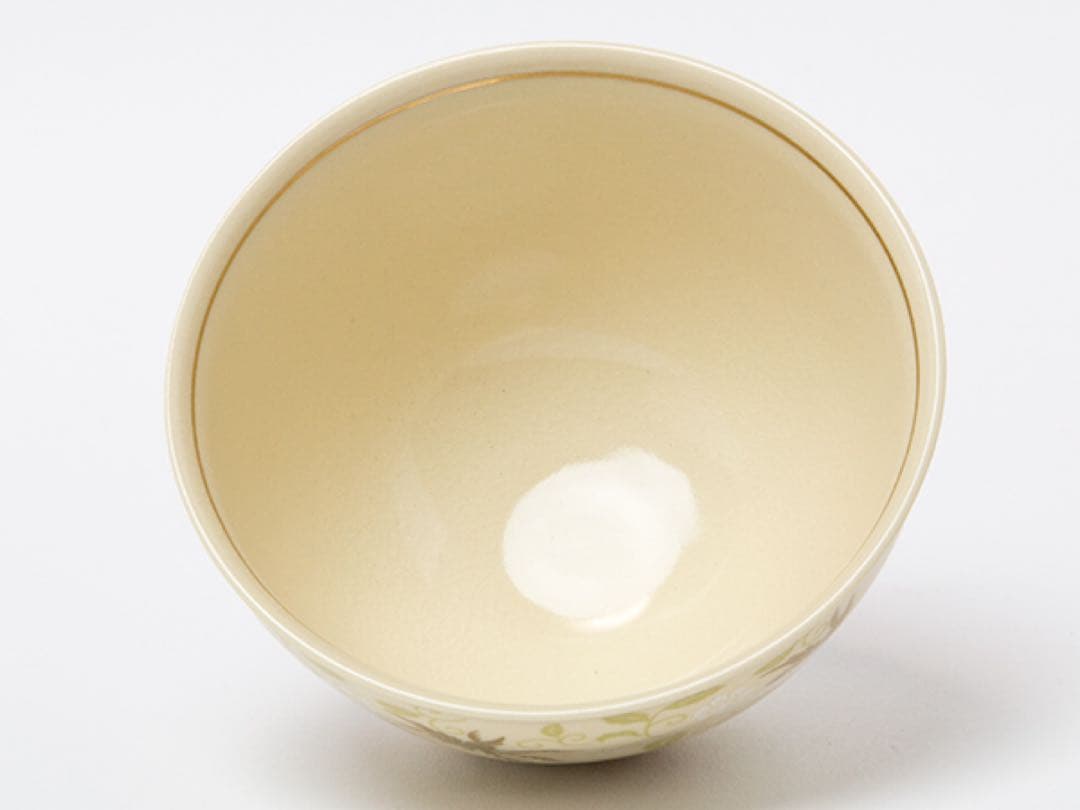 抹茶碗　仁清　鳳凰に梓茶碗　加藤隆山